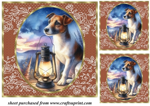 3 Twilight dog card front/topper 2