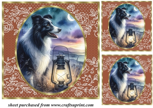 3 Twilight dog card front/topper 7