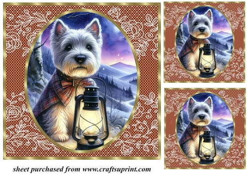 3 Twilight dog card front/topper 9