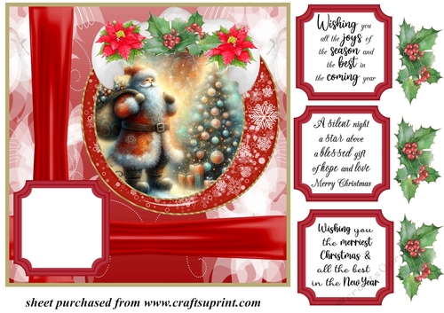 Santa card front 1