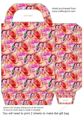 Floral gift bag (n) 1