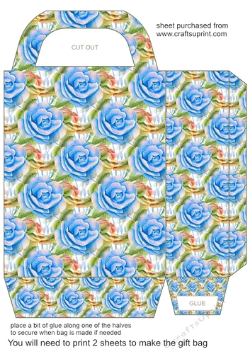 Floral gift bag (n) 3