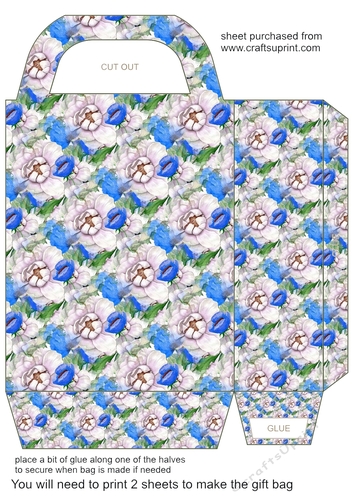 Floral gift bag (n) 8
