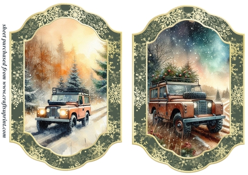 2 Home for Christmas toppers 2