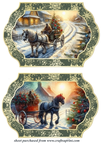 2 Home for Christmas toppers 4