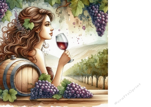 Enjoying a glass of wine background 2