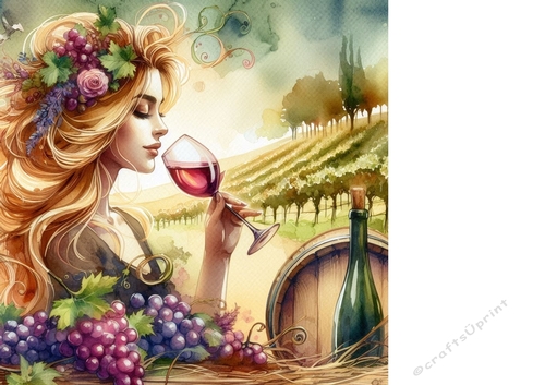 Enjoying a glass of wine background 6