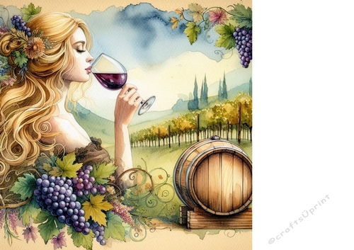 Enjoying a glass of wine background 14
