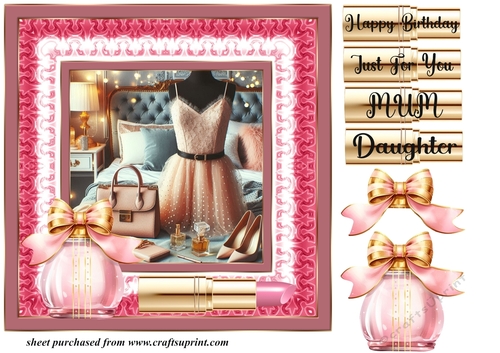 Pink Ladies accessories card front A