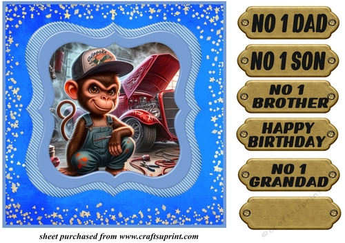 Grease monkey card front 1