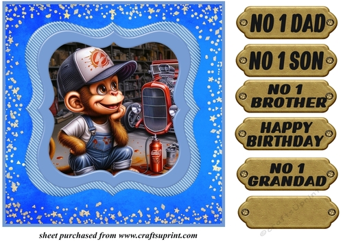 Grease monkey card front 3