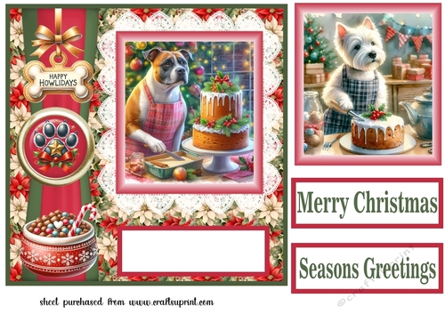 Christmas baking pup card front 3
