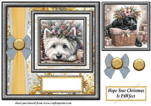 Hope your Christmas is Pawfect card front 2