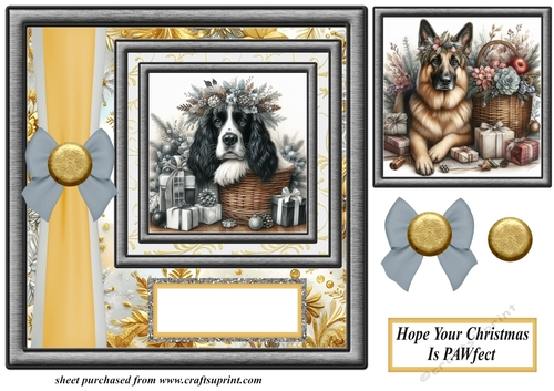 Hope your Christmas is Pawfect card front 3