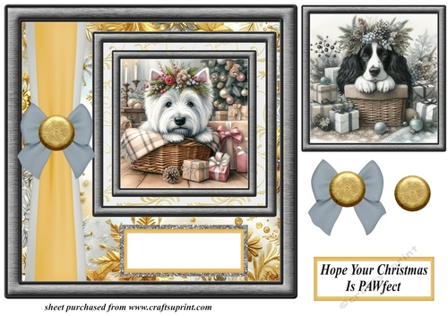 Hope your Christmas is Pawfect card front 5