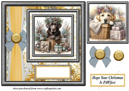 Hope your Christmas is Pawfect card front 7