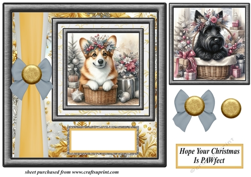 Hope your Christmas is Pawfect card front 13
