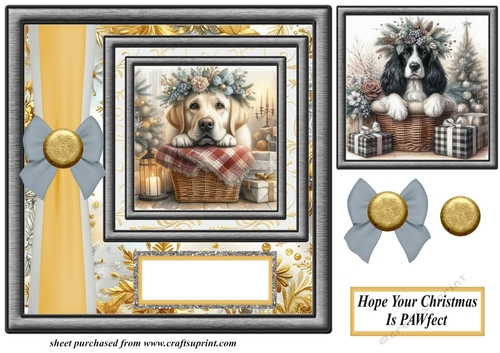 Hope your Christmas is Pawfect card front 17