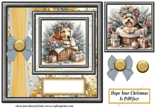 Hope your Christmas is Pawfect card front 18