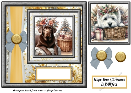 Hope your Christmas is Pawfect card front 19