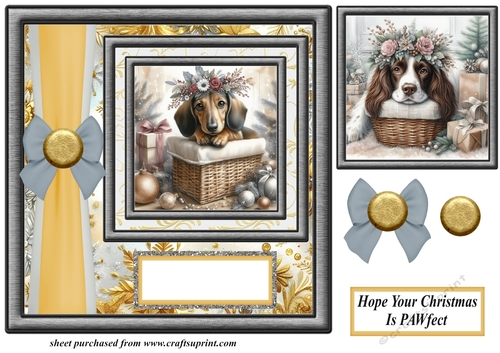 Hope your Christmas is Pawfect card front 23
