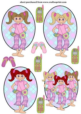4 Summertime Girl Toppers