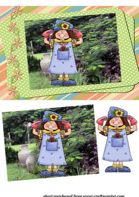 Garden Girl Card Front 1