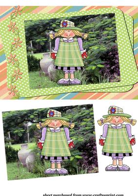 Garden Girl Card Front 2