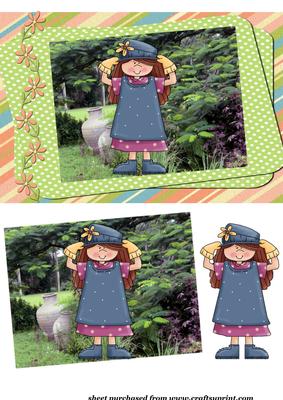 Garden Girl Card Front 5