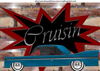 Blue Cruisin Car Topper