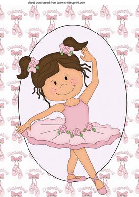 Ballerina Girl Topper 4