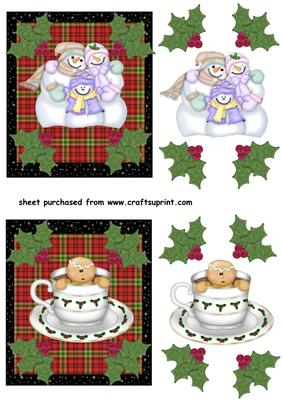 2 Christmas Themed Toppers