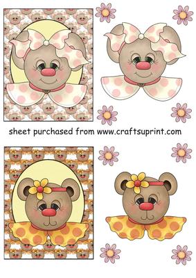 Mouse and Bear Toppers