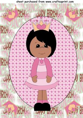 Birthday Princess Topper 1