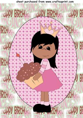 Birthday Princess Topper 3