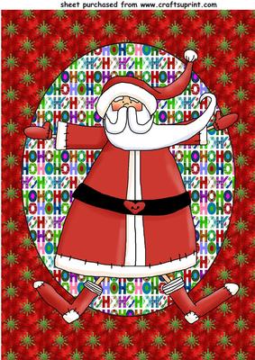 Santa Christmas Topper 1