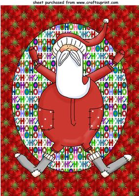 Santa Christmas Topper 3