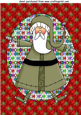 Santa Christmas Topper 4