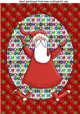 Santa Christmas Topper 5