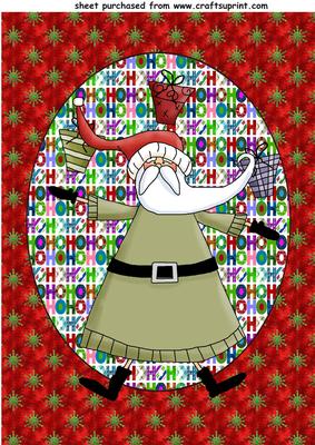 Santa Christmas Topper 7