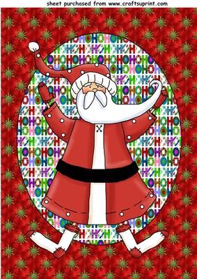 Santa Christmas Topper 8