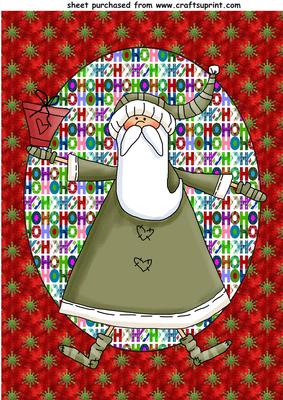Santa Christmas Topper 9