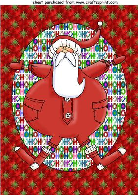 Santa Christmas Topper 10