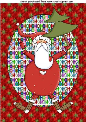 Santa Christmas Topper 11