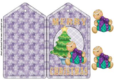 Gingerbread Tag Card 1