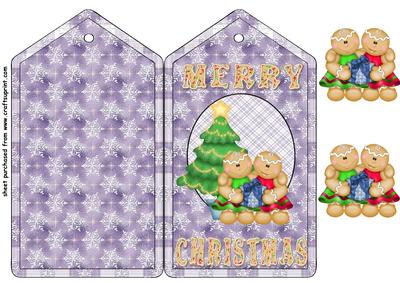 Gingerbread Tag Card 2