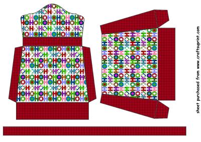 Red Hohoho Christmas Purse