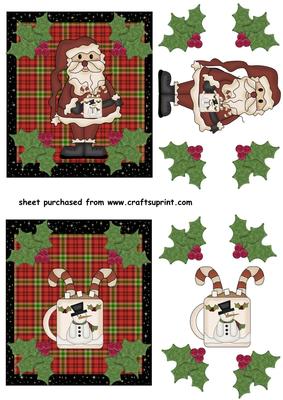 2 Christmas Themed Toppers