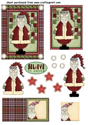 Santa Topper