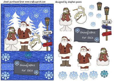 Santa and Friends Card Front